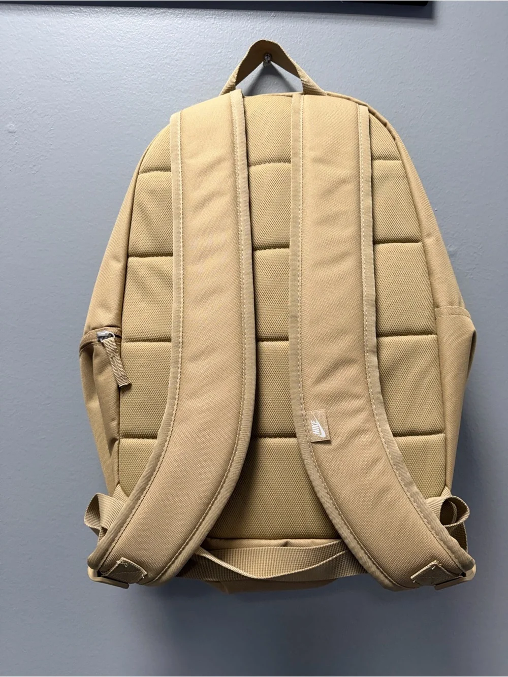 NWT Nike Heritage Backpack Parachute Beige White Logo DC4244-297